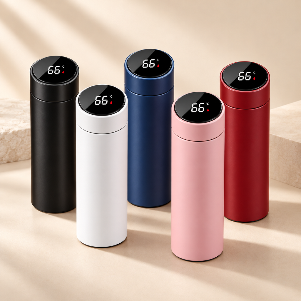 Smart Temperature Display Travel Mug – 500ML Stainless Steel