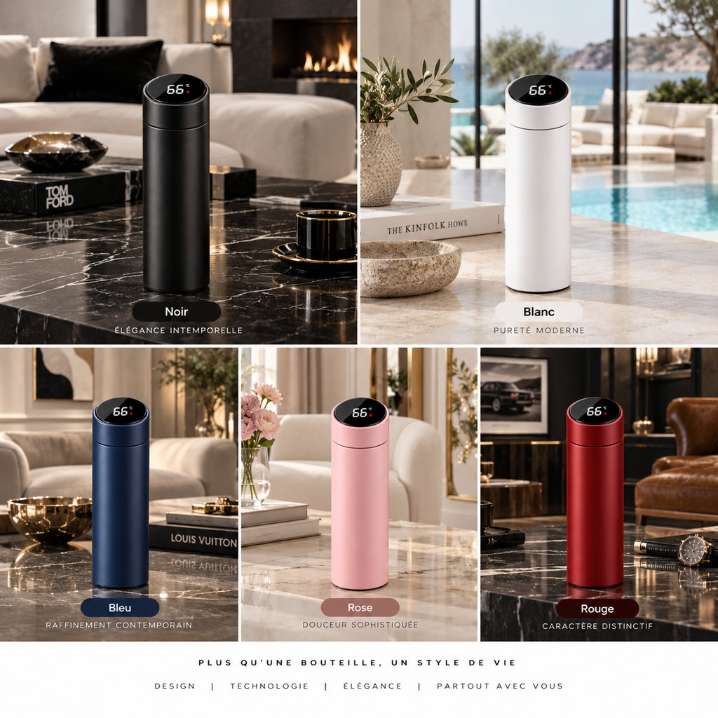 Smart Temperature Display Travel Mug – 500ML Stainless Steel