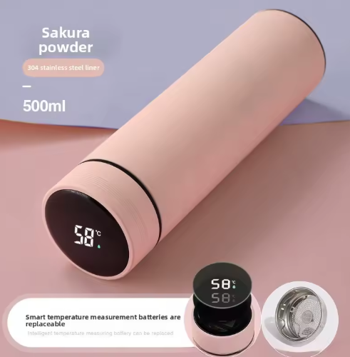 Smart Temperature Display Travel Mug – 500ML Stainless Steel